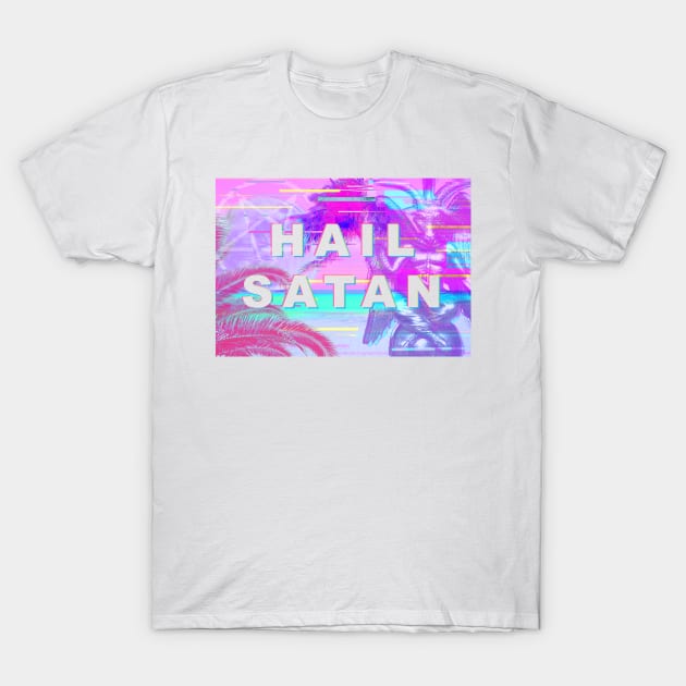 hail satan vaporwave aesthetic T-Shirt by FandomizedRose